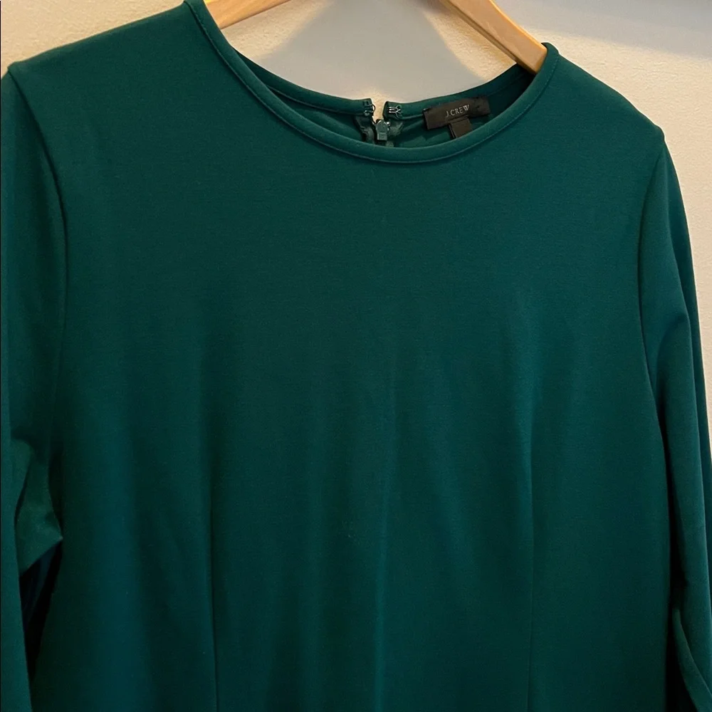 J Crew Green Shift Dress size XL
